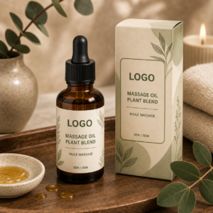 Plant Essential Oil Massage Blend private label OEM ODM product image with neutral LOGO packaging