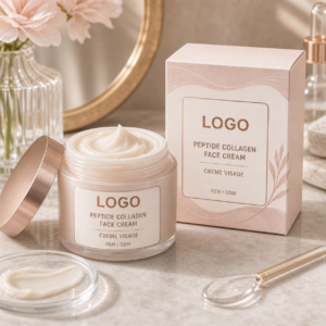 Peptide Collagen Firming Face Cream private label OEM ODM product image with neutral LOGO packaging