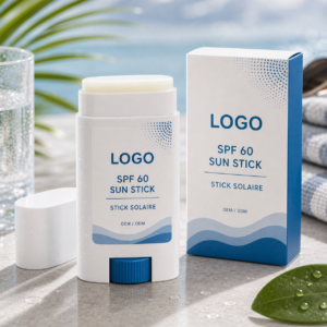 SPF 60 Private Label Sun Stick private label OEM ODM product image with neutral LOGO packaging