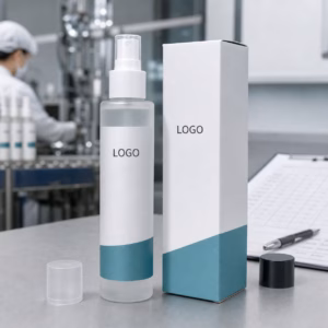 Private label mens cooling body spray bottle and carton for GUOCUI OEM sample review
