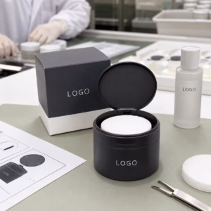 Private label mens toner pads jar and carton sample for custom logo label review