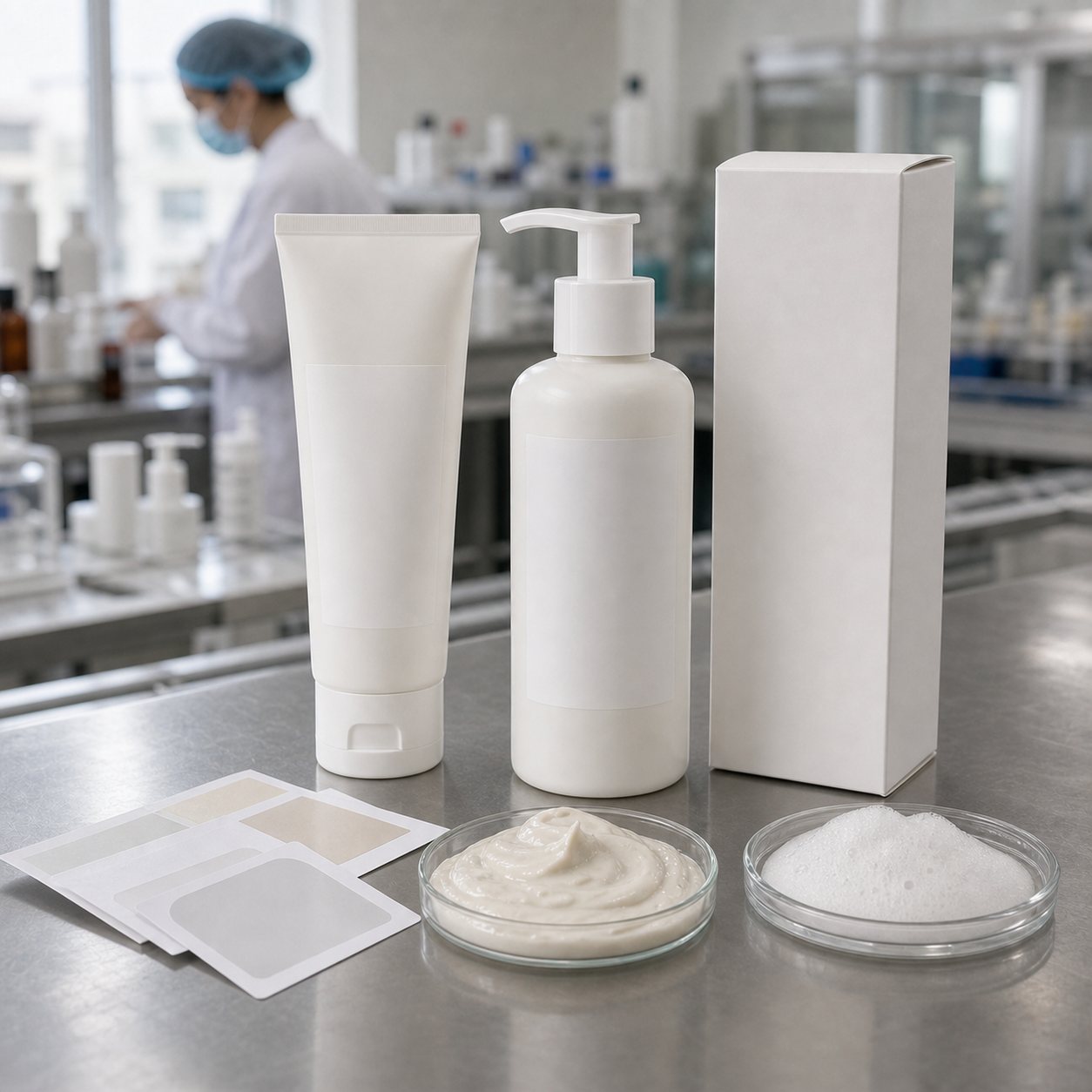 Private label rice clay foam cleanser mask blank tube pump bottle carton clay texture and foam sample for OEM buyers